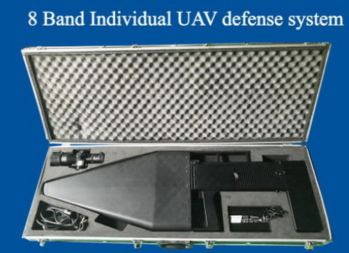 Latest company news about 8 Bänder UAV-Verteidigungssystem, tragbarer Antibrummen-Störsender